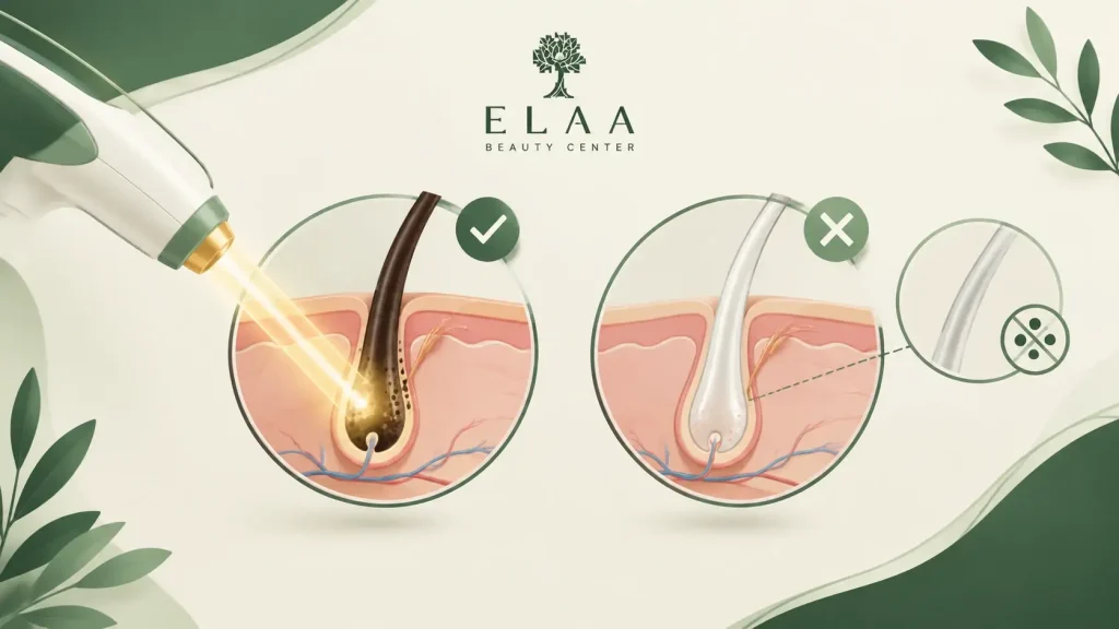 آیا لیزر موهای سفید،خاکستری و روشن امکان پذیر است؟