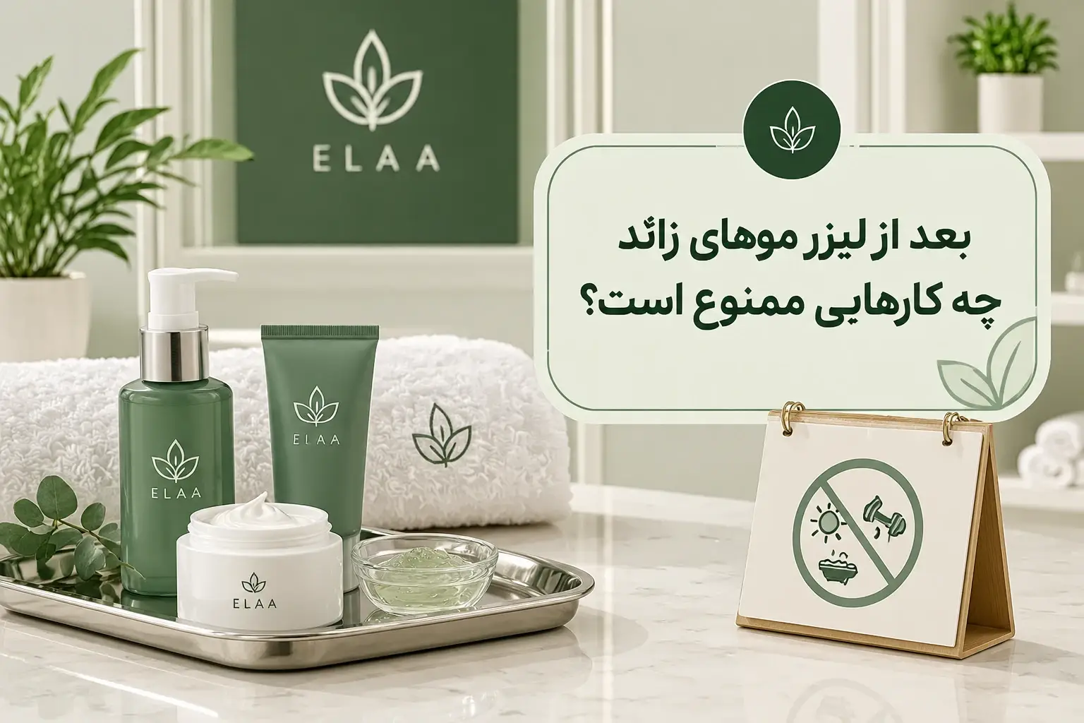 بعد از لیزر موهای زائد چه کارهایی ممنوع است؟