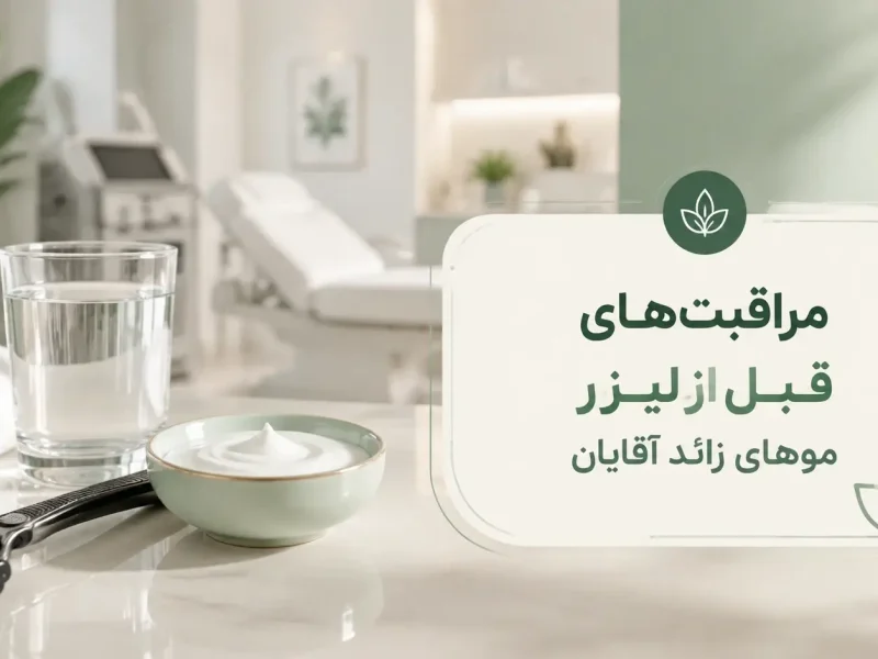 مراقبت‌های قبل از لیزر موهای زائد آقایان